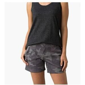 prAna Women's Olivia Shorts Gravel Camo Size 14